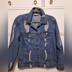 Highway Jeans ~ Premium Denim Distressed Jacket